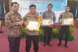 Polres Kepulauan Talaud raih penghargaan Indiikator Kinerja Pelaksanaan Anggaran