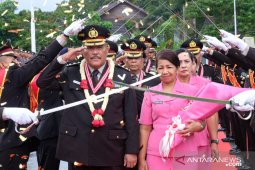 Kapolda Maluku pimpin wisuda purnabakti 32 personel