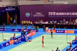 Indonesia taklukkan Malaysia 5-0 pada kejuaraan bulutangkis junior Asia