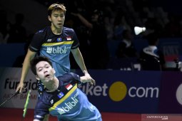 Tuan rumah pastikan gelar ganda putra Indonesia Open 2019