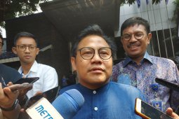 Bertemu Surya Paloh, Cak Imin menyebutkan hanya menjaga soliditas