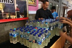 Polisi gagalkan pendistribusian miras opolosan ciu di Ciamis