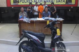 Polres Abdya tangkap pelaku curanmor lintas barat-selatan