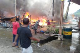Camat Batang Toru sebut ruko yang terbakar 21 unit