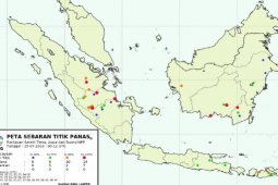 BMKG : Kamis (25/7), 24 titik panas terpantau di Jambi