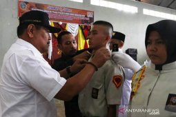 Wabup Tapsel hadiri penyematan ambalan peserta didik baru SMAN 2 Plus Sipirok