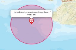 Gempa di Banten dirasakan hingga Sukabumi