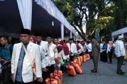 Tiga kloter jamaah haji Mataram tiba di Mekkah