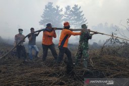 Dua "drone" dioperasikan bantu penanganan karhutla di Kumpeh Ulu