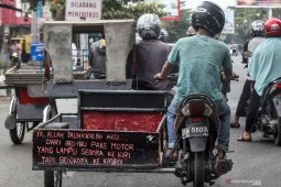 Becak bantuan Diskoperindag Abdya 2019 belum disalurkan