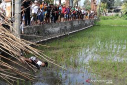 Hari Raya Kuningan, warga Munggu-Badung ikuti tradisi "Mekotek"