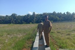 Mukomuko bangun embung untuk pengairan sawah