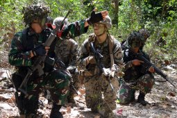 Marinir Indonesia - Amerika berlatih patroli tempur