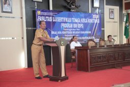 200 pekerja konstruksi di Tanah Laut  ikuti sertifikasi