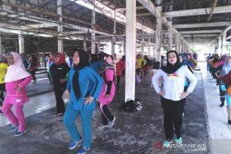 Senam Germas Angkola Muara Tais diikuti ratusan peserta