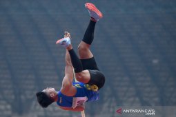 Idan Fauzan sumbang emas bagi Jawa Barat di lompat galah