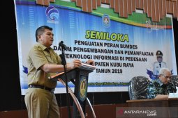 Baru 33 desa di Kubu Raya terjangkau internet