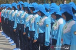 42 anggota Paskibra Penajam Paser Utara mulai digembleng