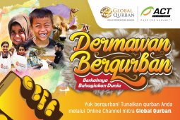 ACT berkolaborasi dengan 400 mitra untuk program kurban