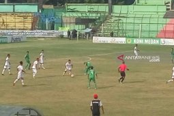 PSGC Ciamis kalah dari tuan rumah PSMS 1-2
