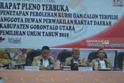 KPU Gorontalo Utara tetapkan calon terpilih anggota DPRD