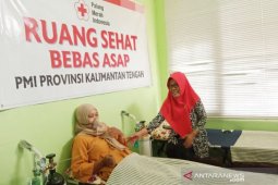 Warga terdampak asap ramai datangi rumah bebas asap
