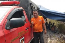 Andi tak tinggalkan tugas padamkan api meski tekanan darah naik