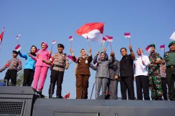 Pemkot Mojokerto apresiasi kirab Prasetya Merah Putih