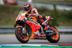 Marquez puncaki sesi latihan Jumat GP Austria, Dovizioso terjatuh