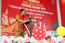 Gubernur Maluku ajak masyarakat peduli dan jamin hak anak