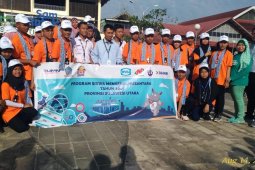 Peserta SMN Jawa Tengah Kagumi keindahan alam Sulawesi Utara