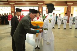 Bupati kukuhkan Paskibra Tanah Laut 2019