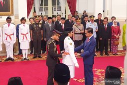 Presiden kukuhkan Paskibraka 2019 di Istana Negara