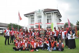 Peserta SMN PTPN IV asal Sumut di museum perkebunan