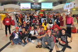 PTPN IV berangkatkan 35 peserta SMN asal Sumut ke Palu