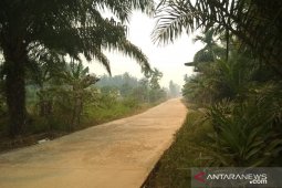 Warga Jambi  mulai terganggu debu dan asap