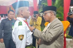 Waled kukuhkan Paskibra  2019 Aceh Besar