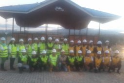 Peserta Siswa Mengenal Nusantara antusias tinjau lokasi Bendungan Kuwil