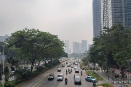 Udara Jakarta terkotor kedua dunia Selasa pagi