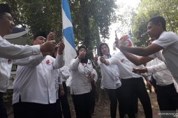 PT Timah tanam 200 pohon di kawasan Taman Tirta Budaya Mentok