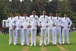 Wali Kota dan Wakil Wali Kota beserta para Camat se-Kota Bogor Jawa Barat
