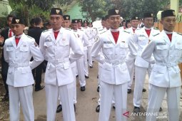 29 siswa Bogor tampil menegangkan saat kibarkan bendera di Sempur