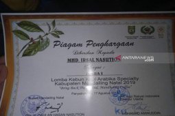 Kelompok tani binaan TNBG raih juara satu lomba kebun kopi Arabika specialty