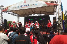 UMKM binaan BUMN pamer produk di ajang jalan sehat