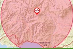 Gempa Sukabumi berkedalaman dangkal akibat sesar yang aktif
