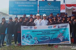 Peserta Siswa Mengenal Nusantara diajak lebih mengenal BKI di Bitung