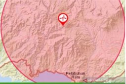 Gempa 3,9 SR getarkan Sukabumi