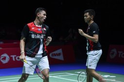 Fajar/Rian sumbang kemenangan pertama untuk Indonesia