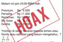 Pertamina pastikan informasi kenaikan harga BBM adalah hoaks