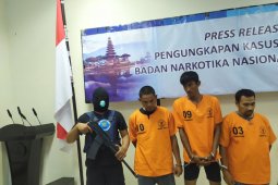Tiga kurir jaringan narkoba  Aceh ditangkap BNNP Bali